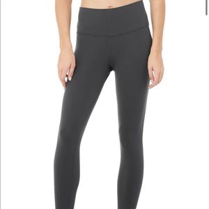 Alo 7/8 High Waist Dark Gray Legging - XS